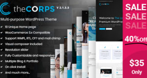 The Corps – Mehrzweck-WordPress-Template