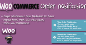 Woo-Bestellbenachrichtigung (WordPress-Plugin)