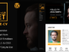 ZET - One Page Resume/Persönliches Portfolio WordPress Layout