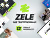 Zele - Fitness Gym & Sport WordPress Vorlage