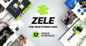 Zele – Fitness Gym & Sport WordPress Vorlage
