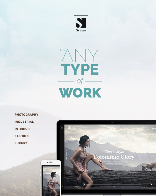 Sceno - Responsives Mehrzweck-WordPress-Theme - 1