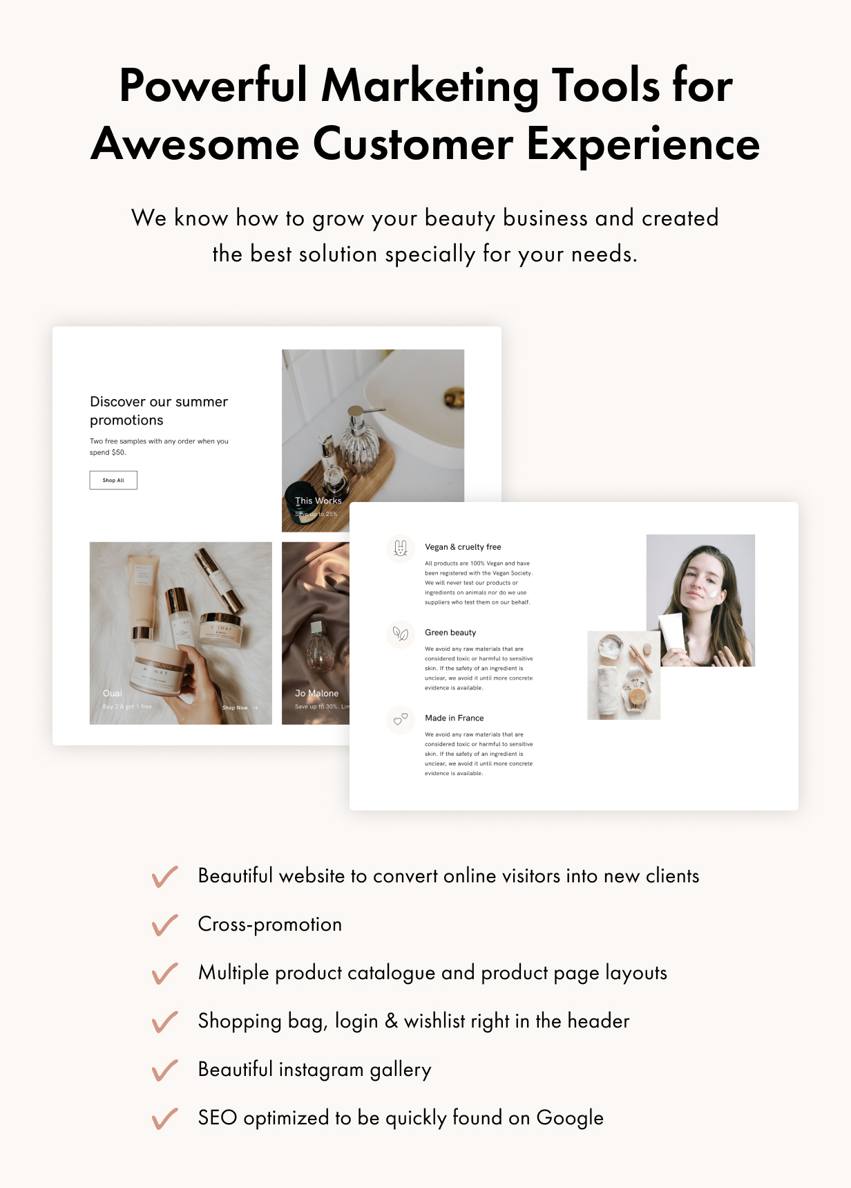 Levre WordPress Theme Präsentationsbild