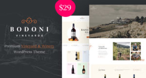 Bodoni – Weinladen & Weingut WooCommerce Vorlage