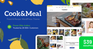 Cook&Meal – Food Blog & Rezept WordPress Layout