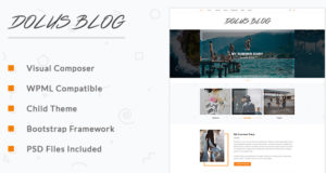Dolus – Blog WordPress Template
