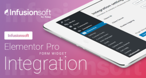 Elementor Pro Formular-Widget – Infusionsoft (Keap) CRM – Integration