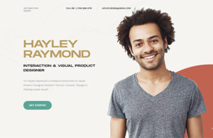 Hayley – Persönlicher Lebenslauf / Lebenslauf WordPress Vorlage