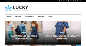 Lucky – Magazin- und Blog-WordPress-Template Wordpress Templates kaufen ist einfach