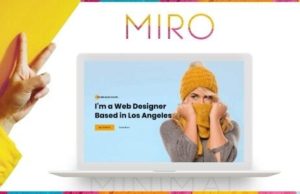 Miro – Persönliches Portfolio WordPress Template