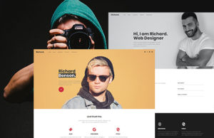 Richard – Onepage Personal WordPress Layout