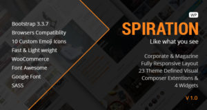 Spiration – Mehrzweck-WordPress-Magazin-Vorlage