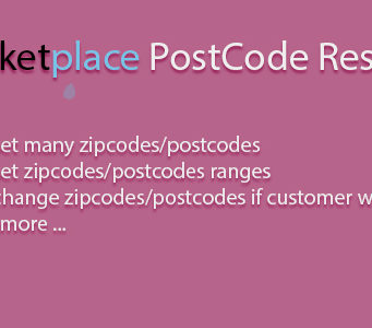 Wcmarketplace-Postleitzahlbeschränkung
