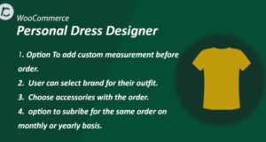 WooCommerce Personal Designer