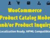 WooCommerce-Produktkatalog-Anfrage