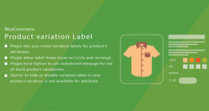 WordPress WooCommerce Product Variation Label