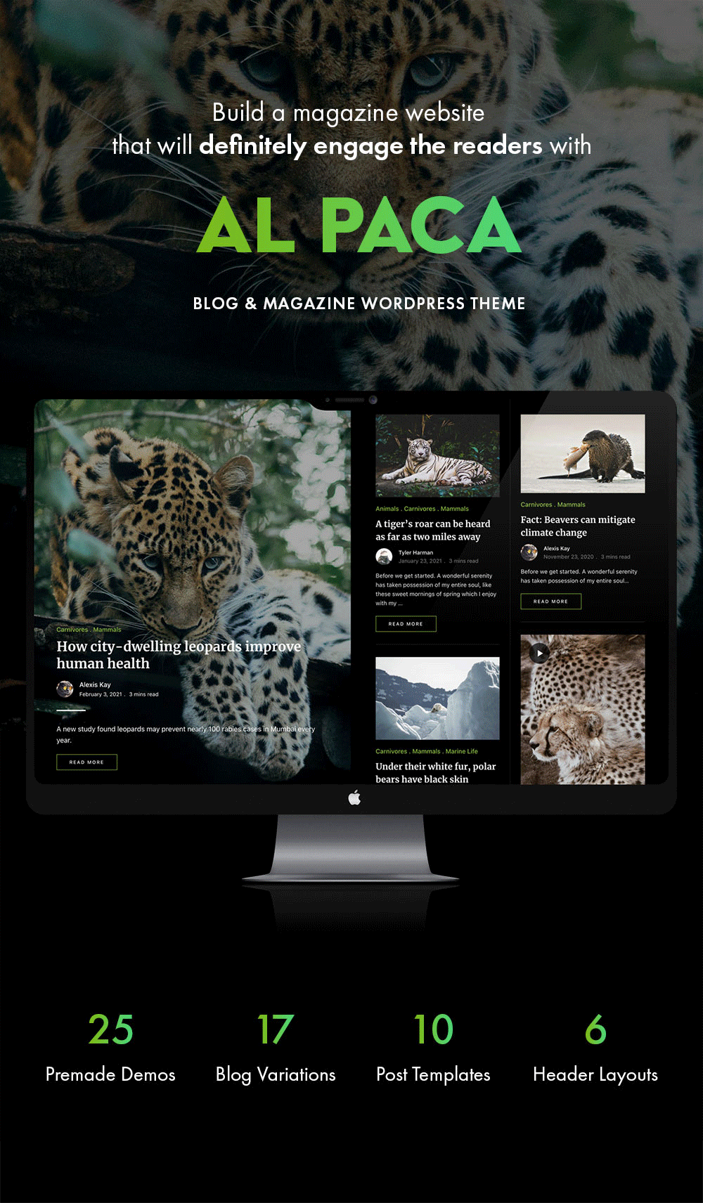 Alpaca - Independent Magazine WordPress Theme