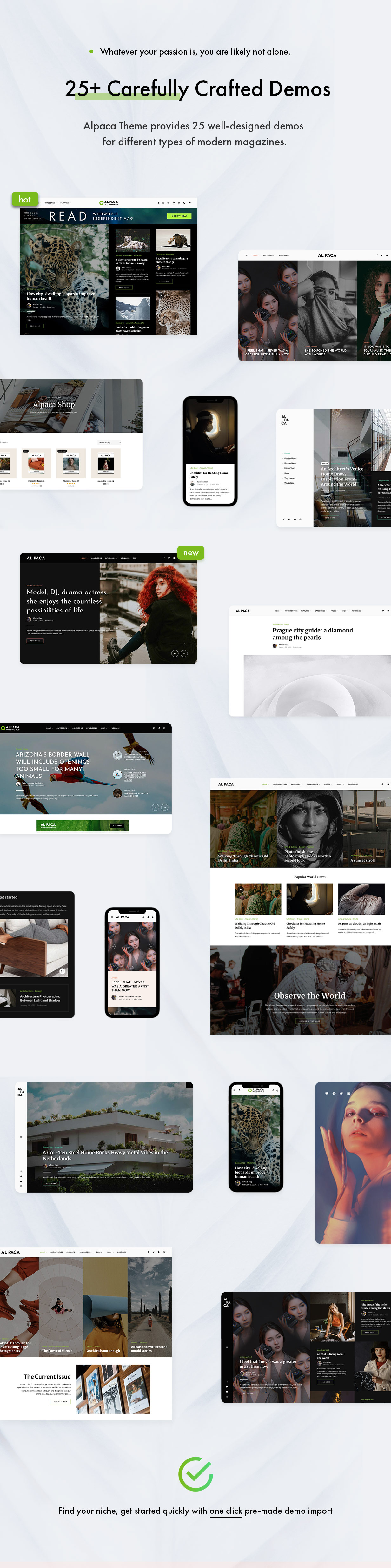 Alpaca - Independent Magazine WordPress Theme
