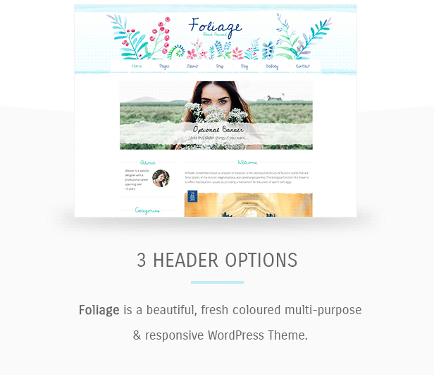 Verschiedene Header-Optionen