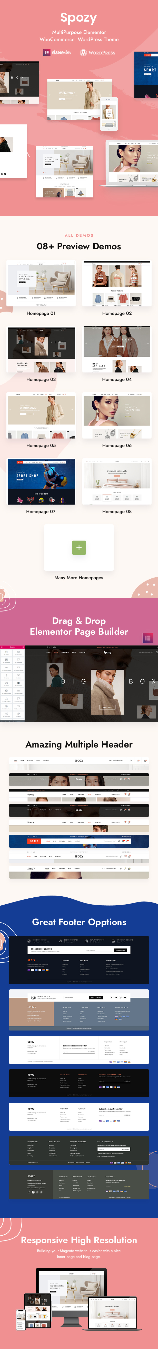 Spozy - Mehrzweck WooCommerce Theme - 1