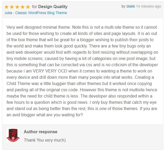 Julia - Klassisches WordPress-Blog-Theme - 3