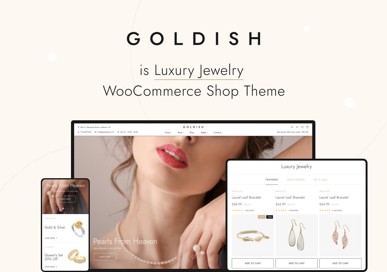 Goldish - Juwelier WooCoomerce Theme
