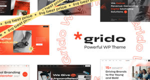 Grido – Kreatives Mehrzweck-WordPress-Vorlage