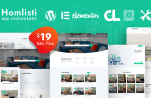 Homlisti – Immobilien WordPress Vorlage