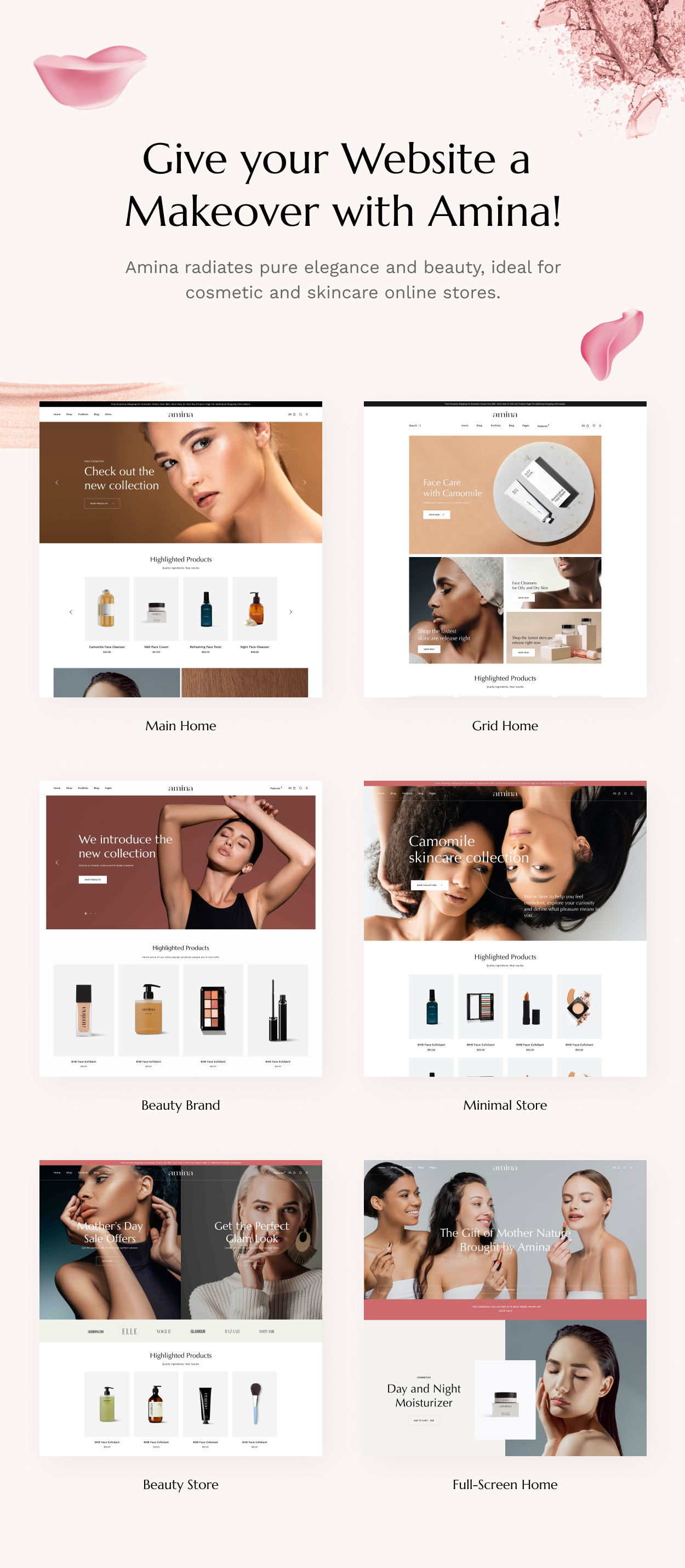 Amina - Beauty and Skincare Shop