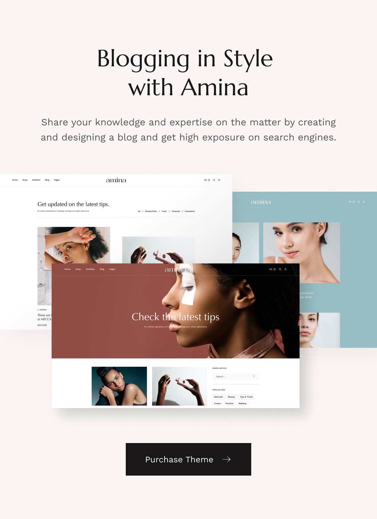 Amina - Beauty and Skincare Shop