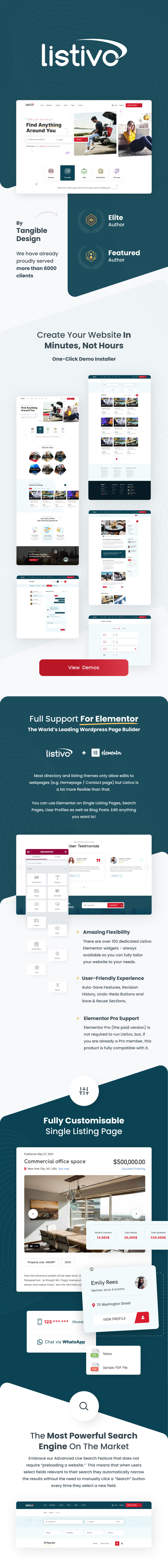 Listivo - WordPress-Theme für Kleinanzeigen und Verzeichniseinträge - 1