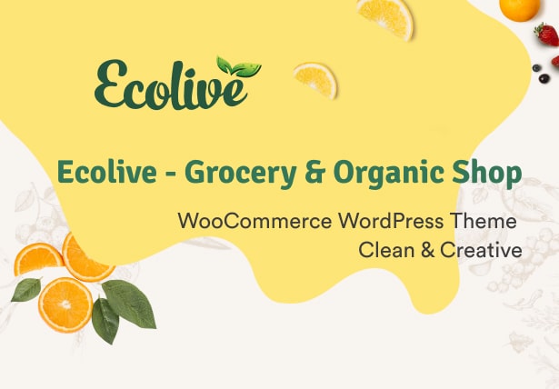 Ecolive - Bestes WooCommerce-WordPress-Theme für Bio-Lebensmittel
