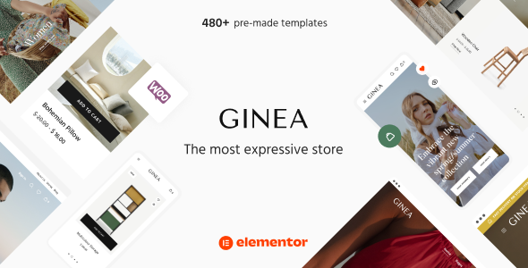 Ginea — Modern WooCommerce Template