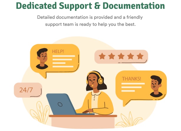 Ecolive - Organic Food WooCommerce WordPress Theme - Engagierter Support und Dokumentation