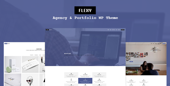 Flexy - Agentur & Portfolio WP Vorlage