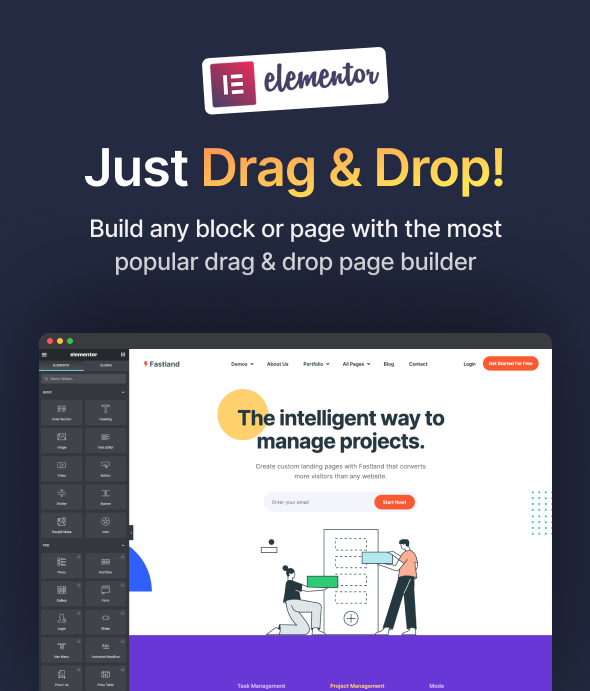 Fastland - Startup & SaaS WordPress Theme - 6