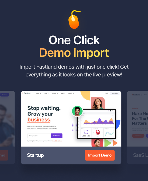 Fastland - Startup & SaaS WordPress Theme - 5