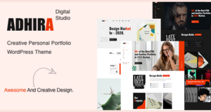 Adhira – Creative Agency Portfolio WordPress Layout