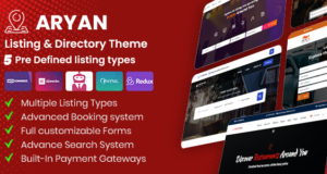 Aryan – Auflistung & Verzeichnis WordPress Layout