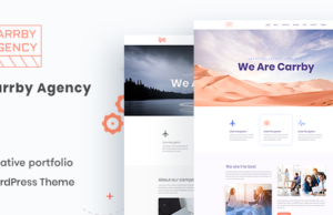 Carrby – Agenturportfolio WordPress Vorlage