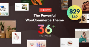 Ecomm – Das leistungsstarke WooCommerce-Vorlage
