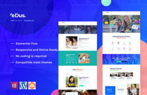 Edus – Online Education Elementor Template Kit