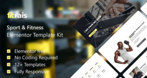 Fitrais – Sport & Fitness Elementor Template Kit