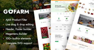 Gofarm – Lebensmittel WooCommerce WordPress Template