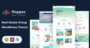 Hoppex – Real Estate Group WordPress Template