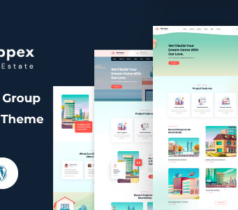 Hoppex – Real Estate Group WordPress Template