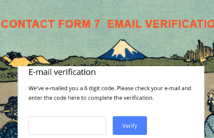 Kontaktformular 7 E-Mail-Verifizierung – OTP-Verifizierung