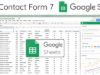 Kontaktformular 7 Verbinden Sie sich mit Google Sheets