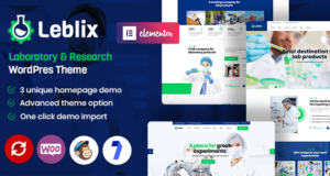 Leblix - WordPress-Layout für Labor und Forschung
