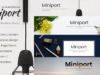 Miniport - Minimales Portfolio WordPress Vorlage